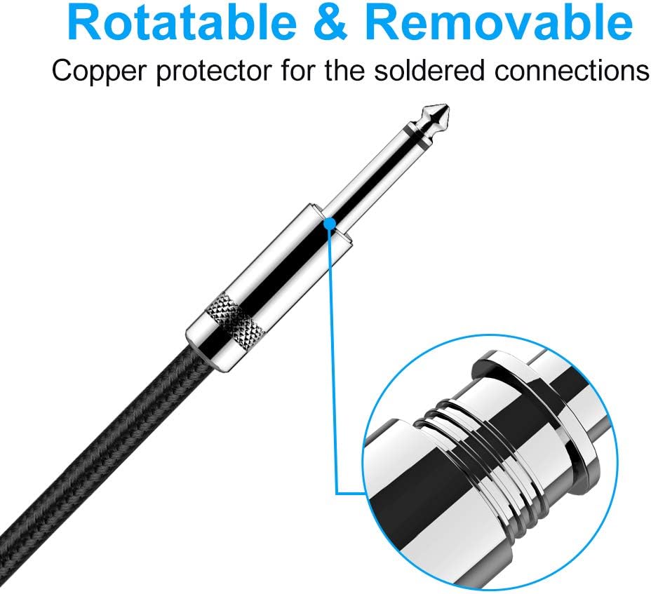Thumbnail 2 de New Bee Guitar Cable 15ft instrument cable 🎸