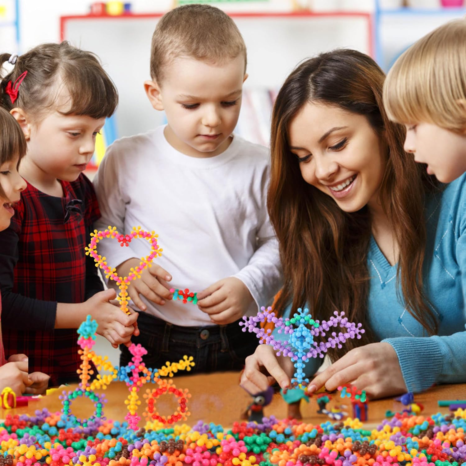 Thumbnail 6 de TOMYOU 200-Piece Interlocking Building Blocks STEM Toy Set