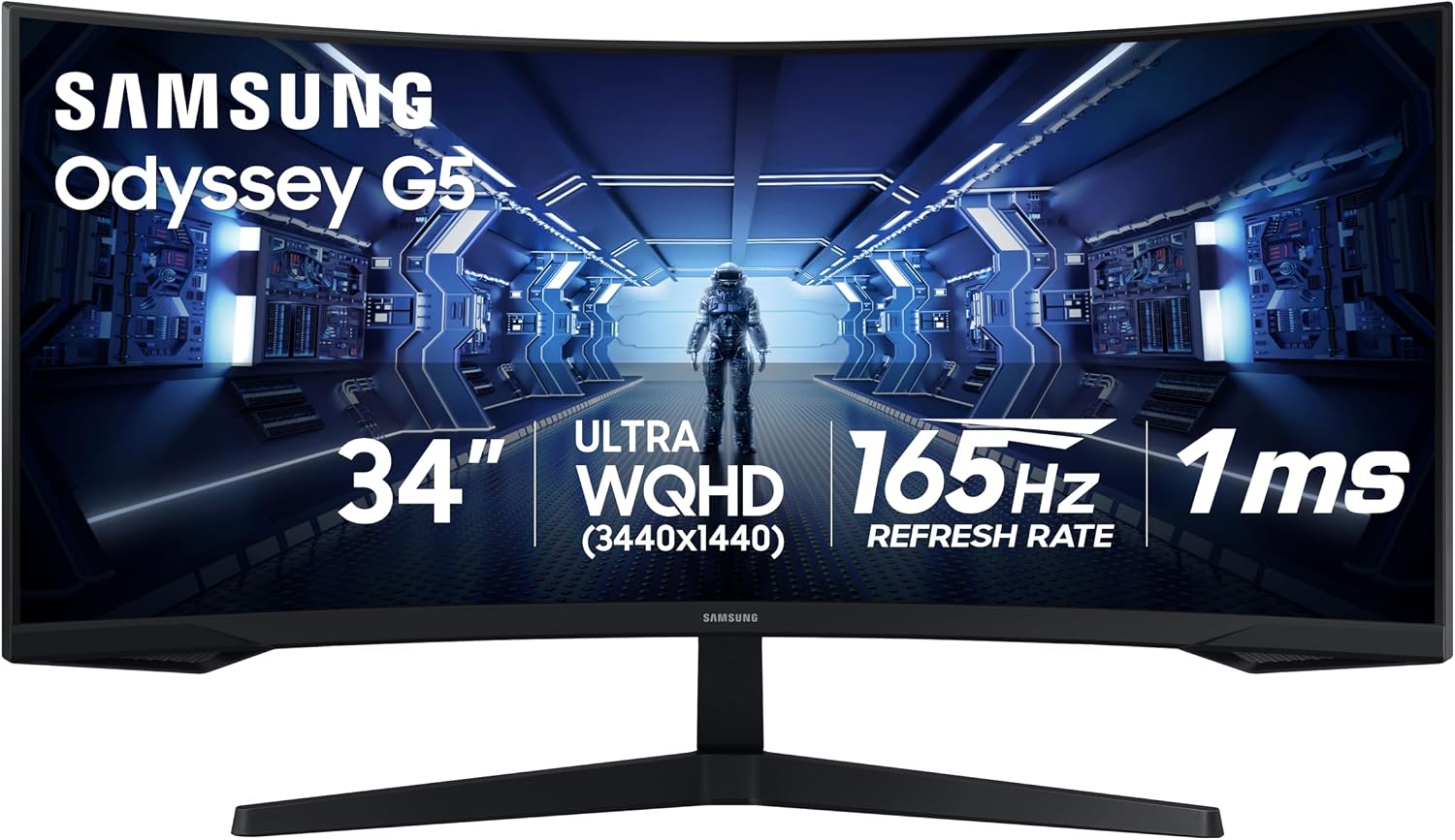 Detalle de Samsung 34-inch gaming monitor