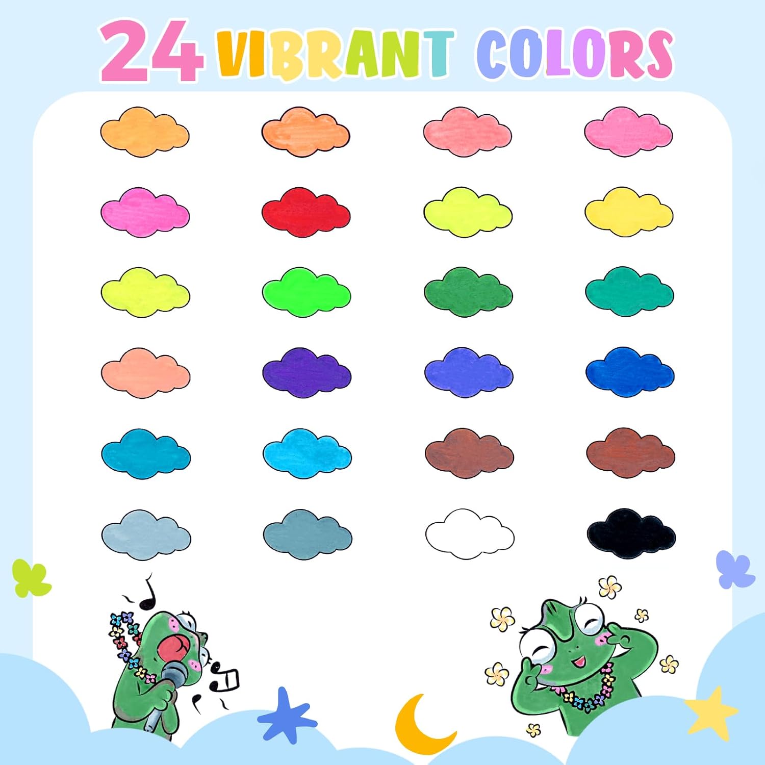 Thumbnail 5 de Ohuhu 24 feutres acryliques lavables ⚙️