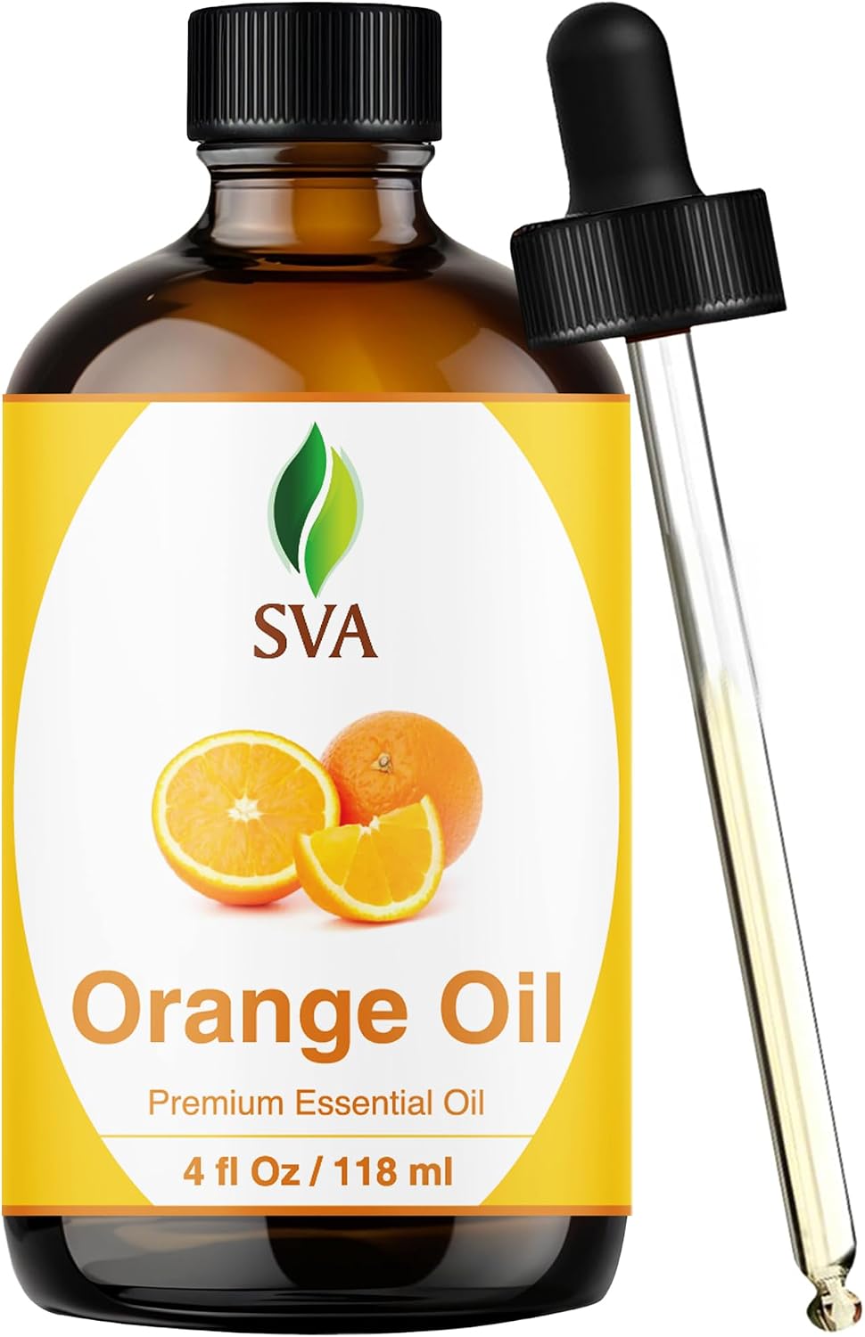 Detalle de SVA Orange Essential Oil, 4 fl oz