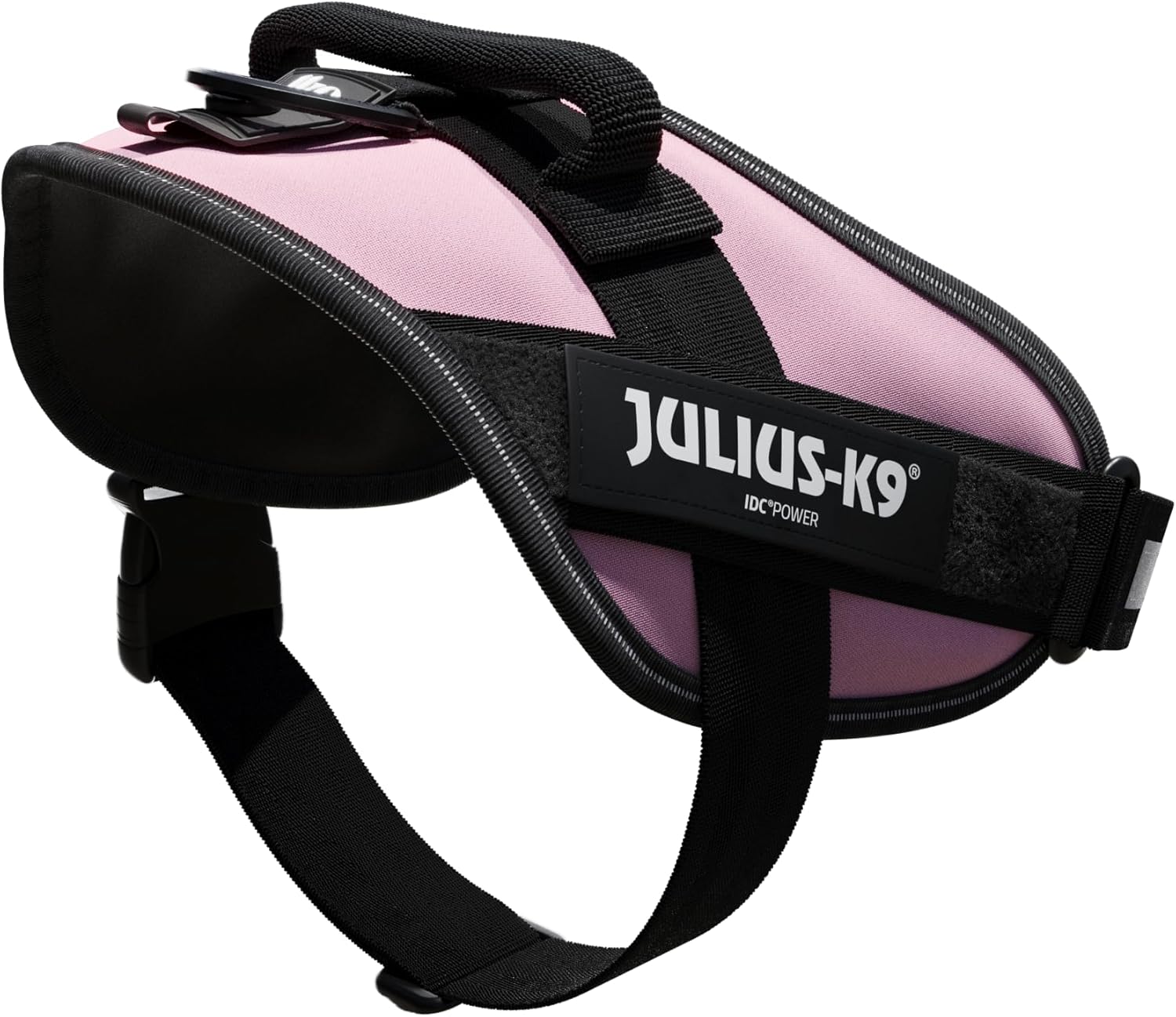 Detalle 2 de JULIUS K-9 IDC Power Harnais, Taille 0, Rose – Tour de poitrine 58–76 cm, 14–25 kg