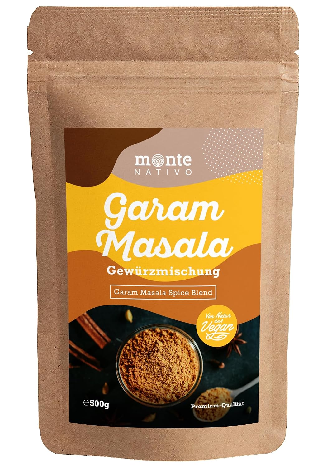 Detalle de Monte Nativo Garam Masala 500 g 🍛