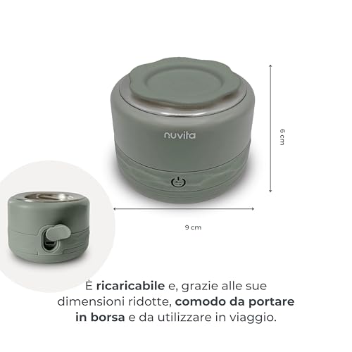 Detalle de Nuvita 1166 Warm70 Scalda-biberon Portatile Senza Fili 70°C