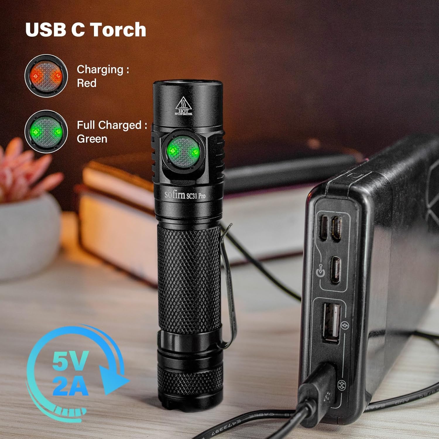 Thumbnail 2 de Sofirn SC31 Pro Linterna LED 2000 Lumens 🚶‍♂️ Recargable Impermeable