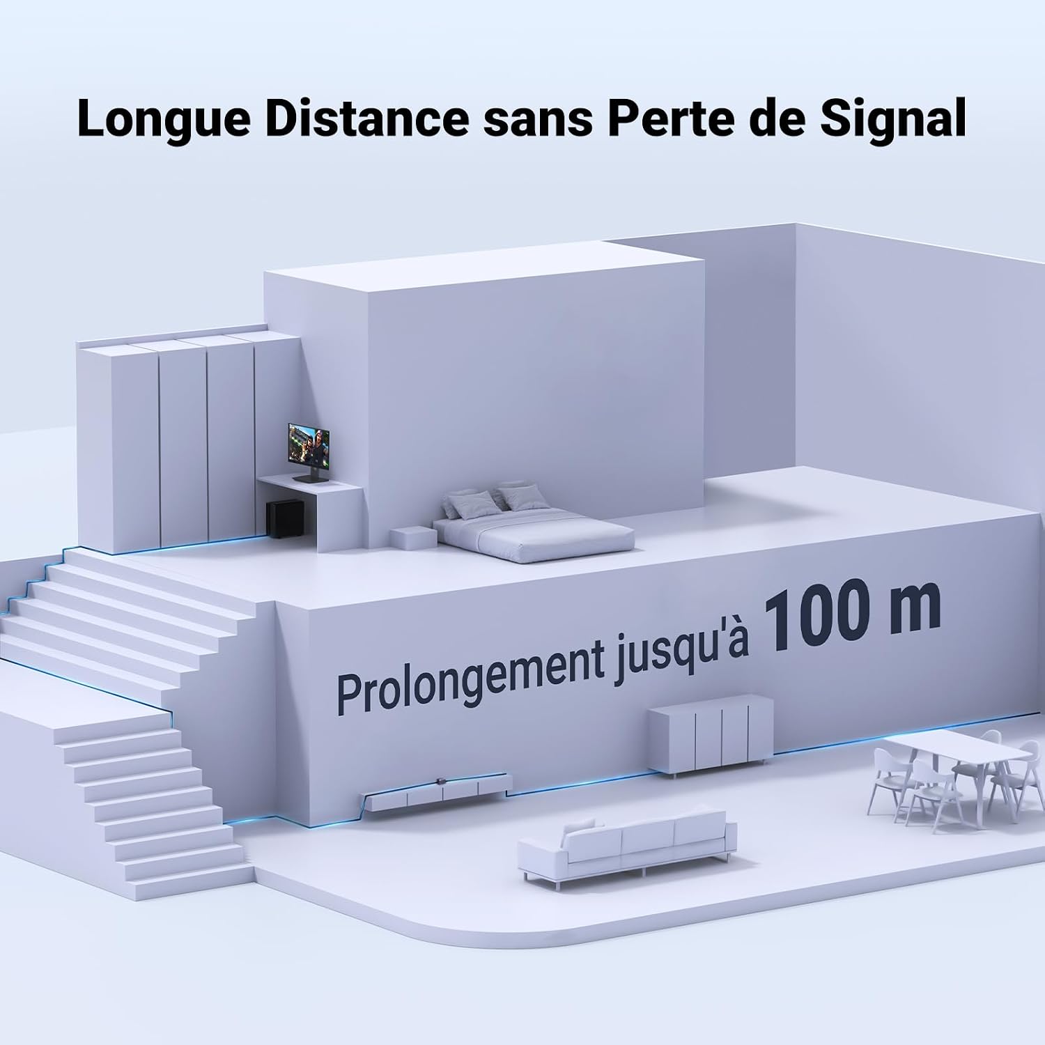 Detalle 2 de UGREEN Coupleur RJ45 10Gbps pour câble LAN