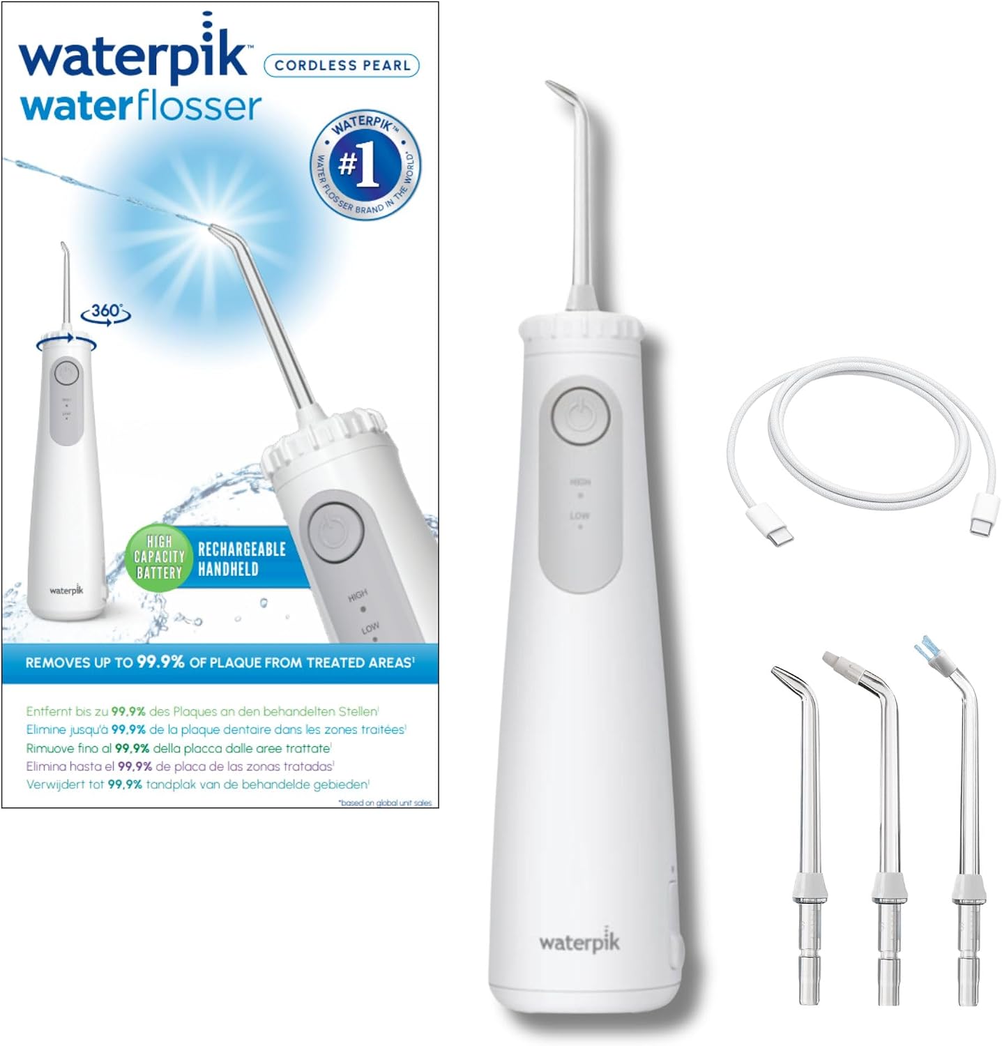 Detalle de Waterpik WF-27 Pearl hydropulseur 60 secondes