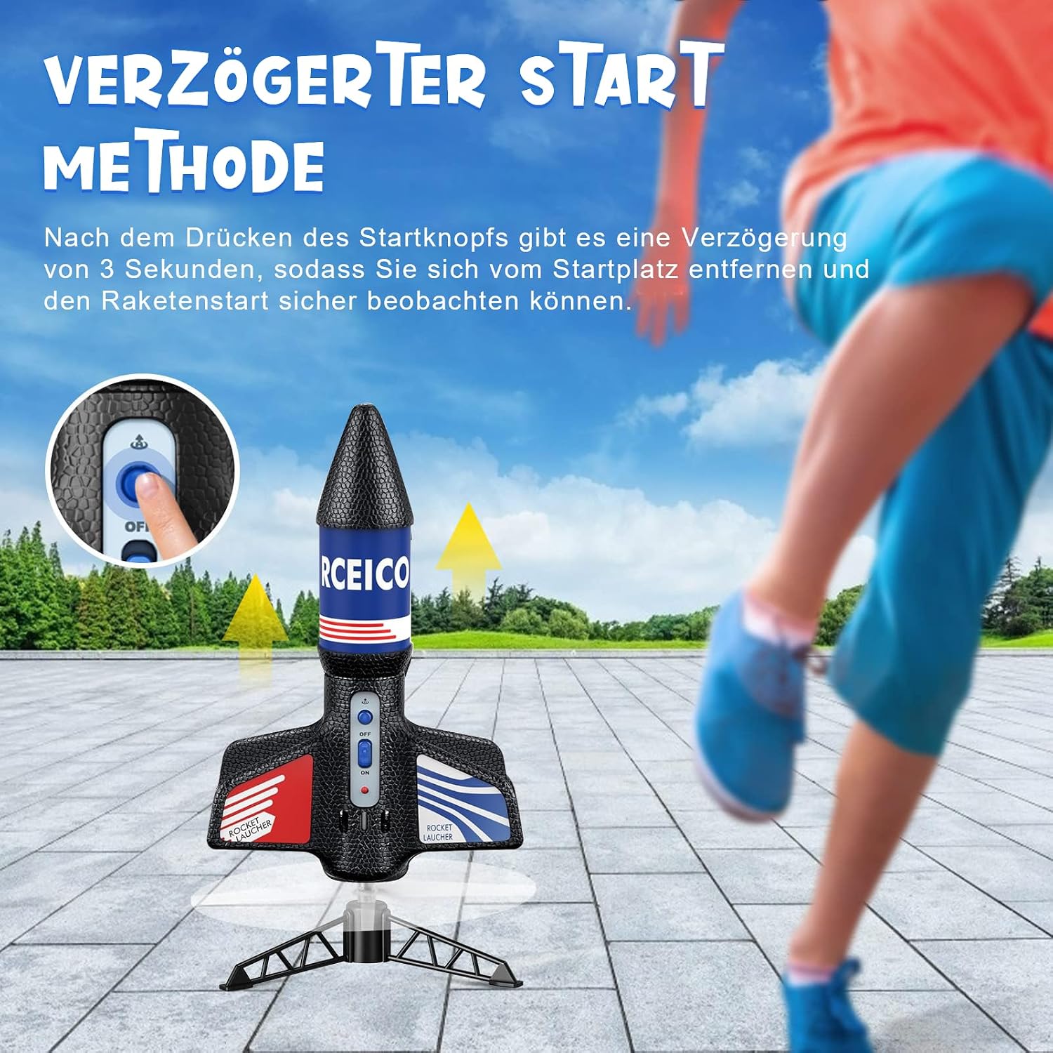 Thumbnail 4 de PDBEST Raketenlauncher 200 Fuß für Kinder