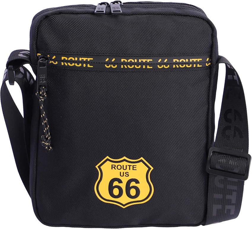 Detalle de ROUTE 66 Bolso bandolera para hombre, uso diario