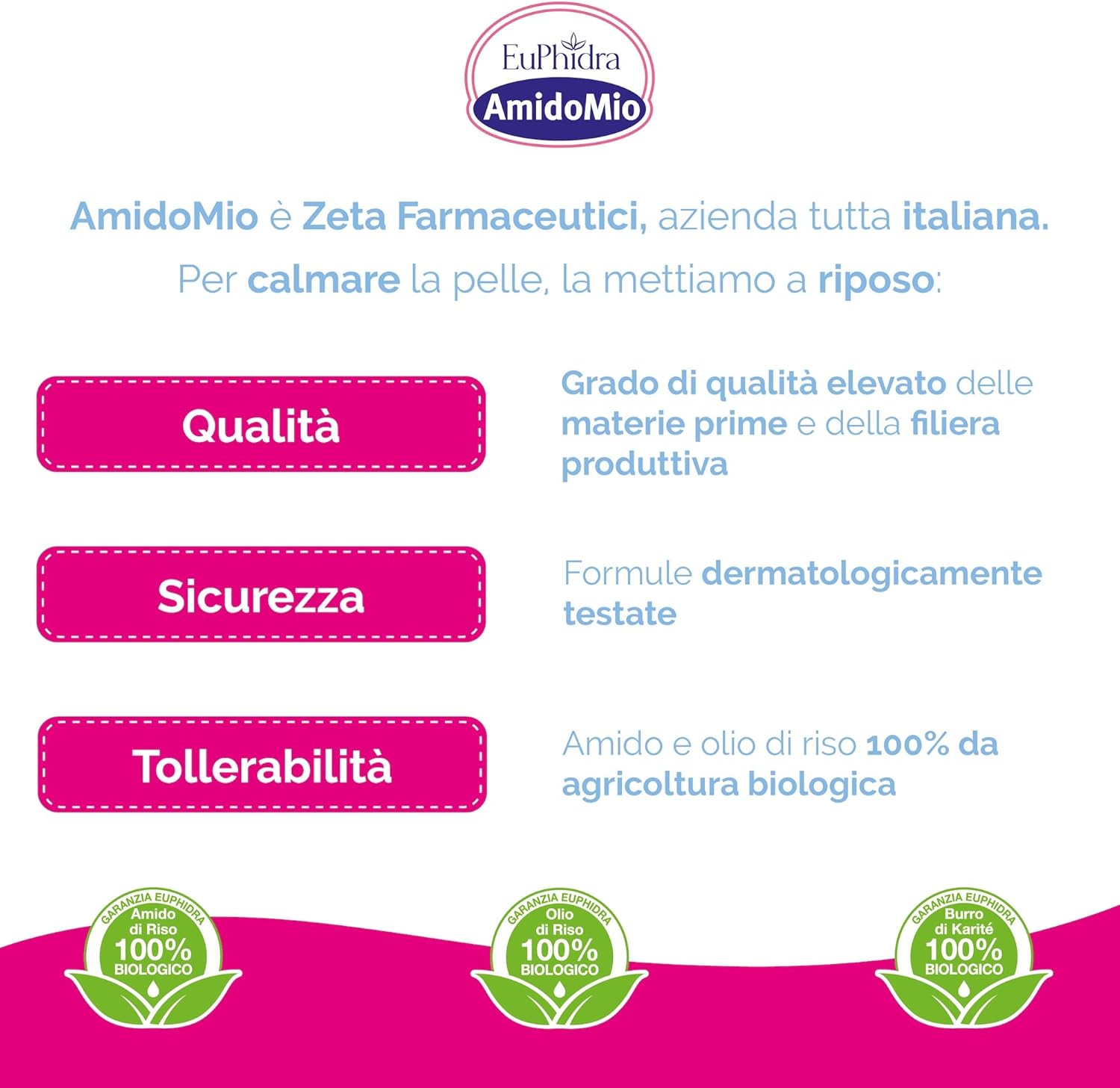 Detalle de Euphidra AmidoMio Dermo Detergente 12 Flaconi da 400 ml – Detersione delicata per bambini 0–5 anni