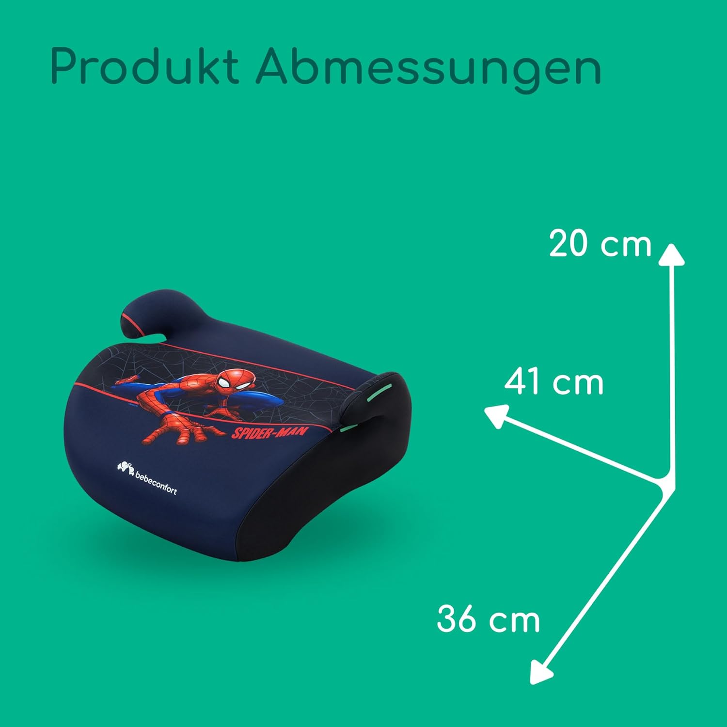 Thumbnail 6 de Bebeconfort Marvel Manga i-Safe Kindersitzerhöhung – Spider-Man-Design, 6–12 Jahre, 128–150 cm