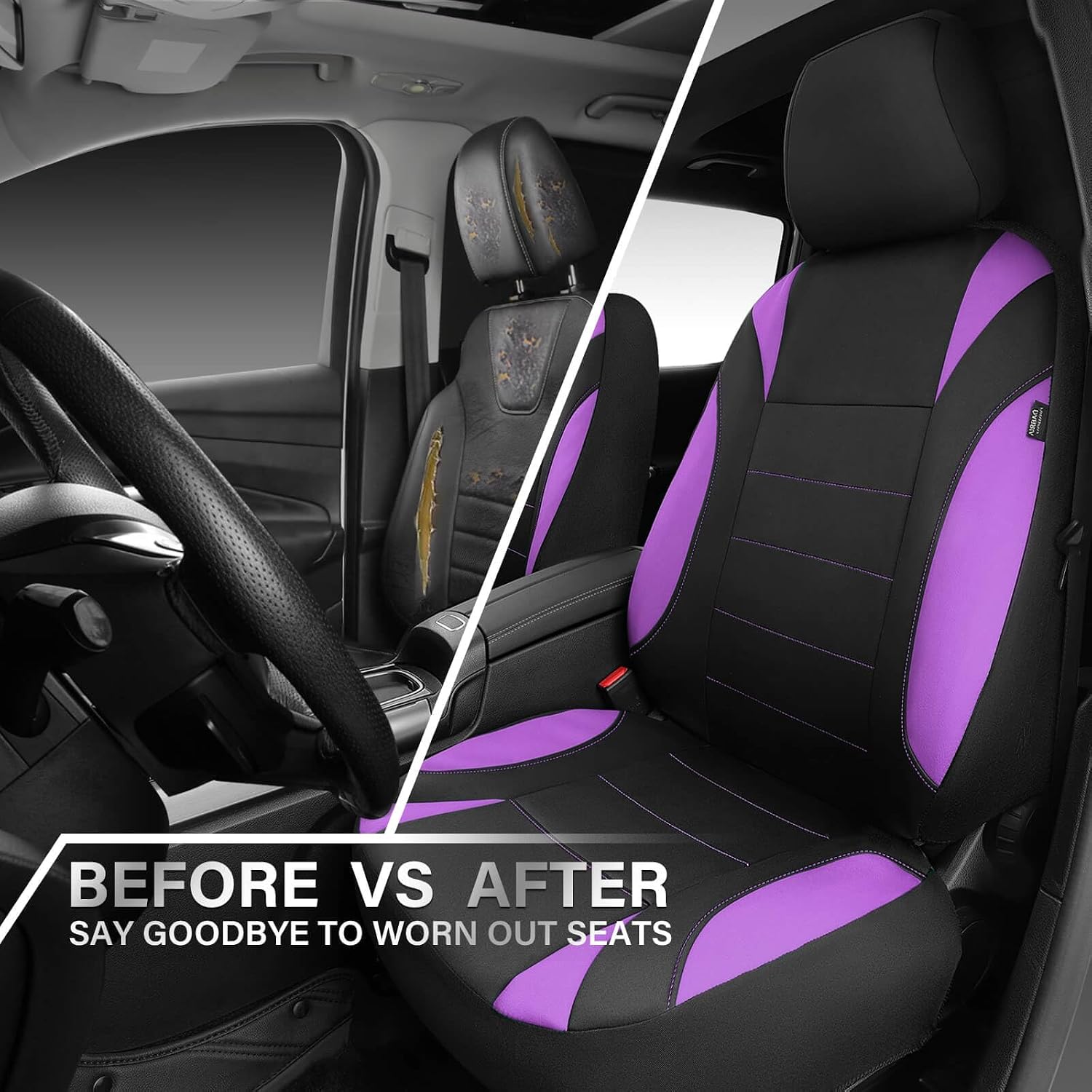 Thumbnail 5 de CAR PASS Waterproof Front Seat Covers 5mm