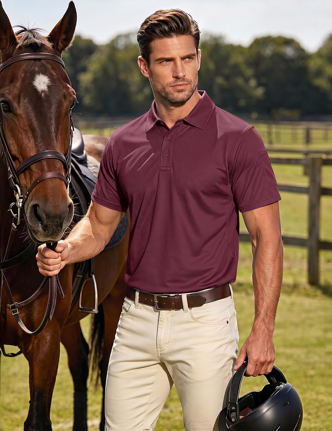 Detalle 2 de MAGCOMSEN Men's Polo Shirt Polyester