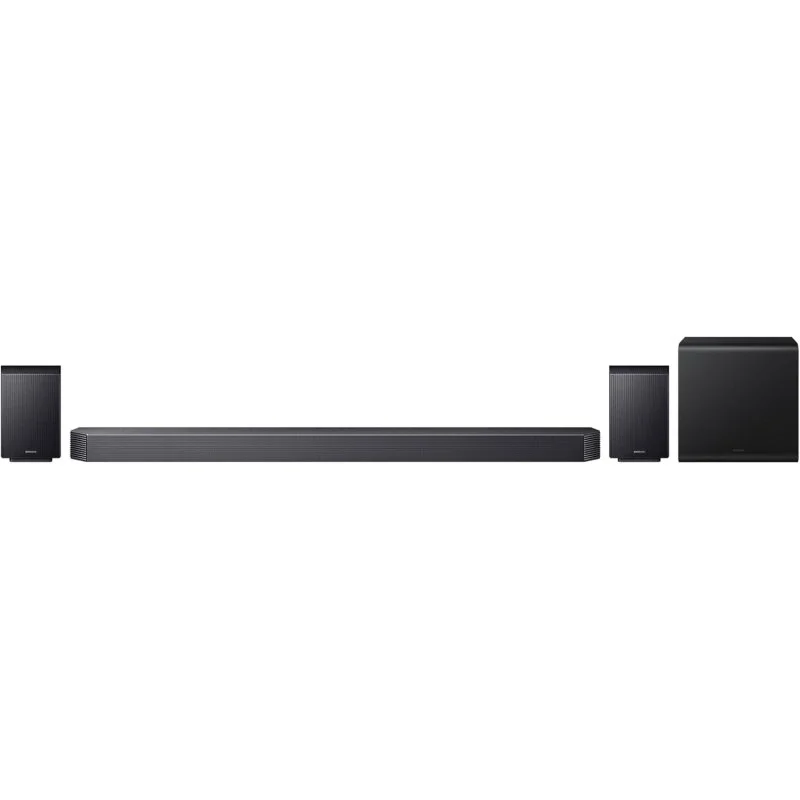Detalle de Samsung HW-Q935GF: barra de sonido 9.1.4 con Dolby Atmos para cine en casa