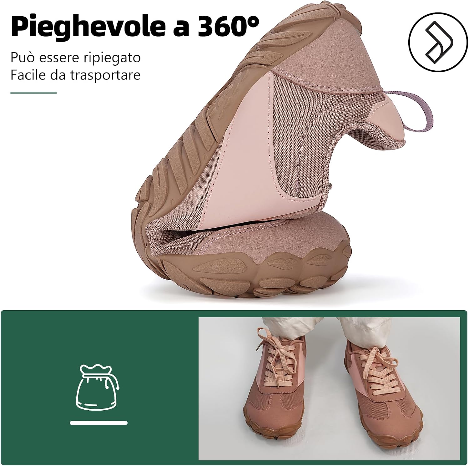Thumbnail 6 de SAGUARO Barefoot Shoes Unisex Sneakers Piedi Nudi Minimaliste Traspiranti Leggera