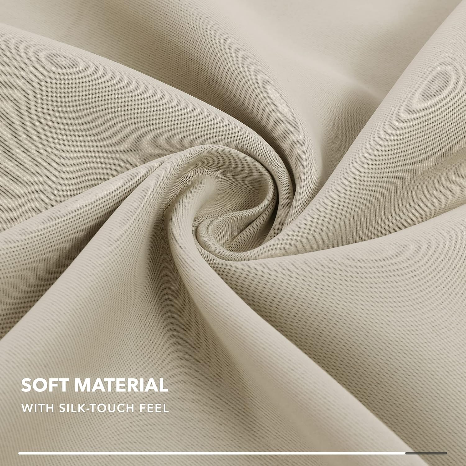 Detalle de Deconovo Tenda Oscurante Termica 203x214 cm Beige Chiaro – 1 Pannello