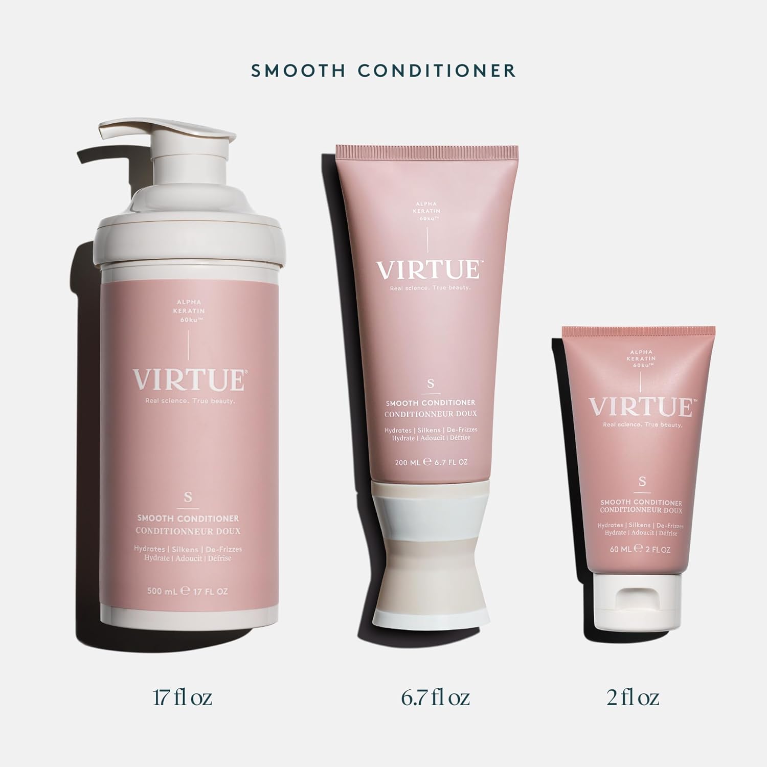 Thumbnail 4 de Virtue Smooth Conditioner for Frizz Control – 60 ml (Sulphate-Free, Colour Safe)