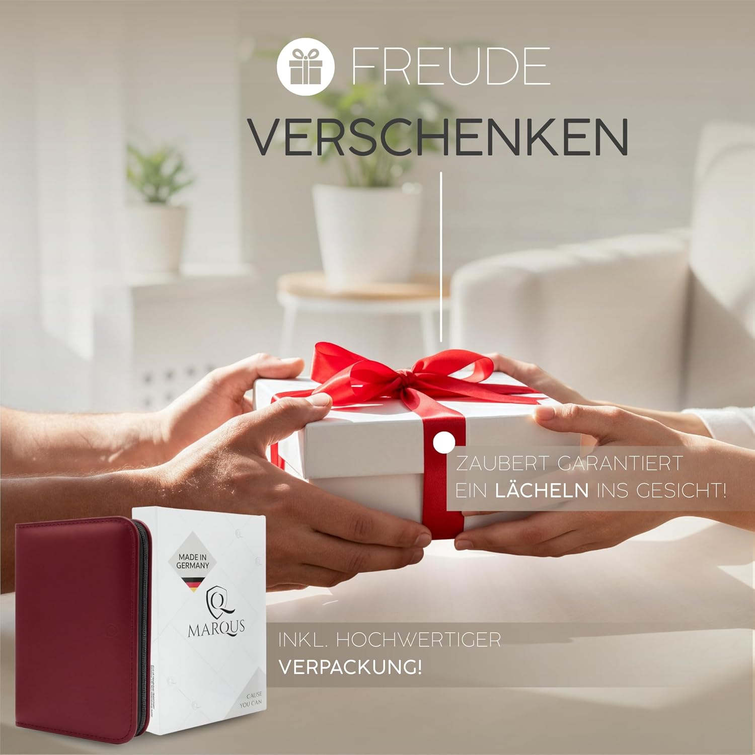 Detalle 2 de marQus Solingen Maniküre & Pediküre Set im Echtleder-Etui – 12-teilig, Nagelset für Hand und Fuß