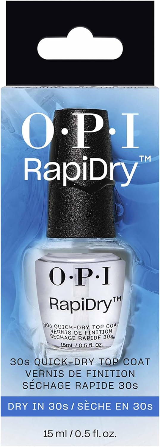 Detalle de OPI RapiDry Quick Dry Nail Polish Top Coat (15ml) for high shine, protection and salon-style wear