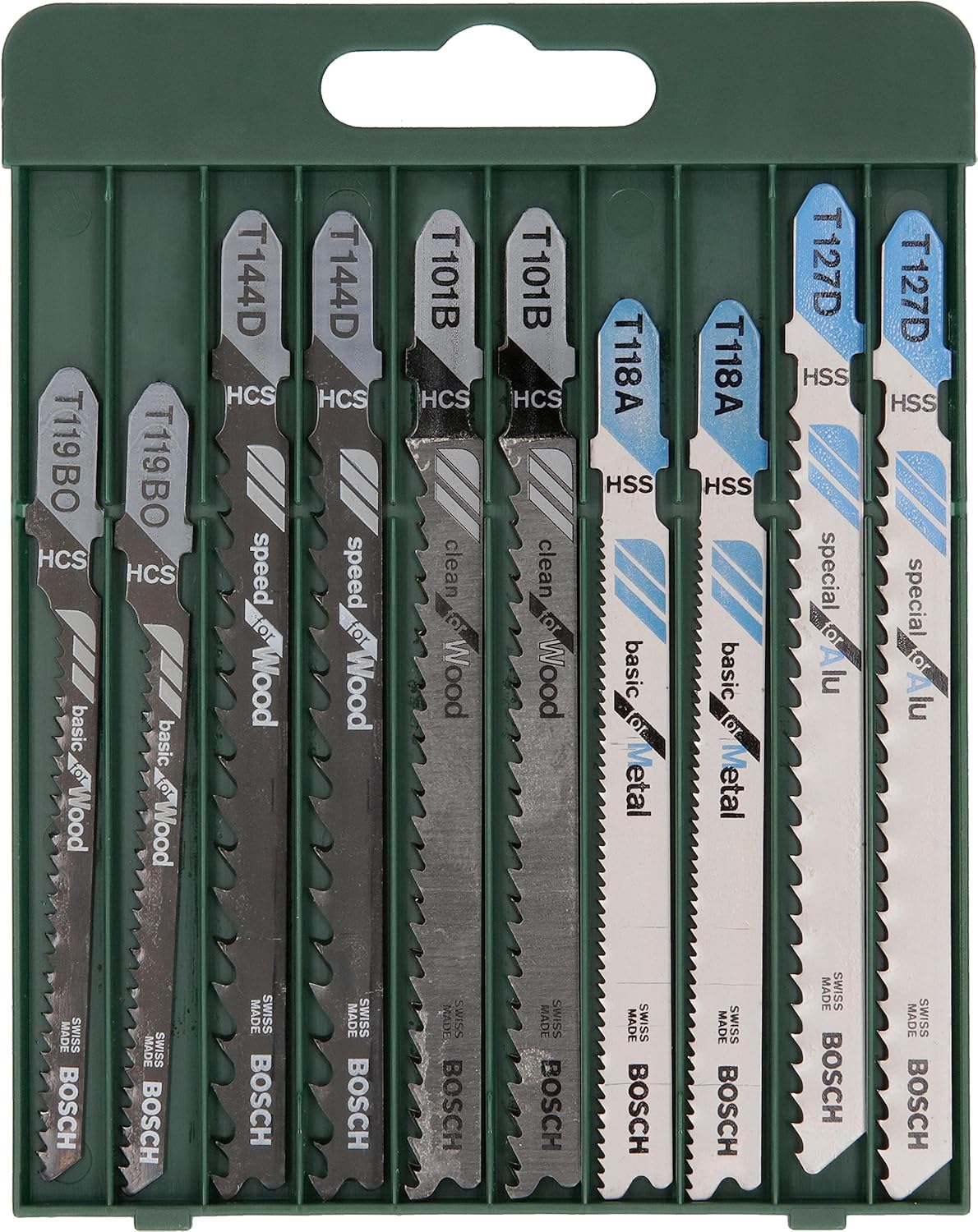 Detalle 2 de Bosch Accessories lames de scie sauteuse 10 piĂšces đ