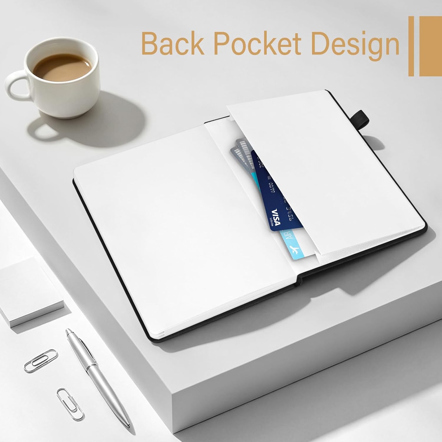 Detalle 2 de Blugool Address Book AKN, Hardcover Address Organizer with A–Z Tabs