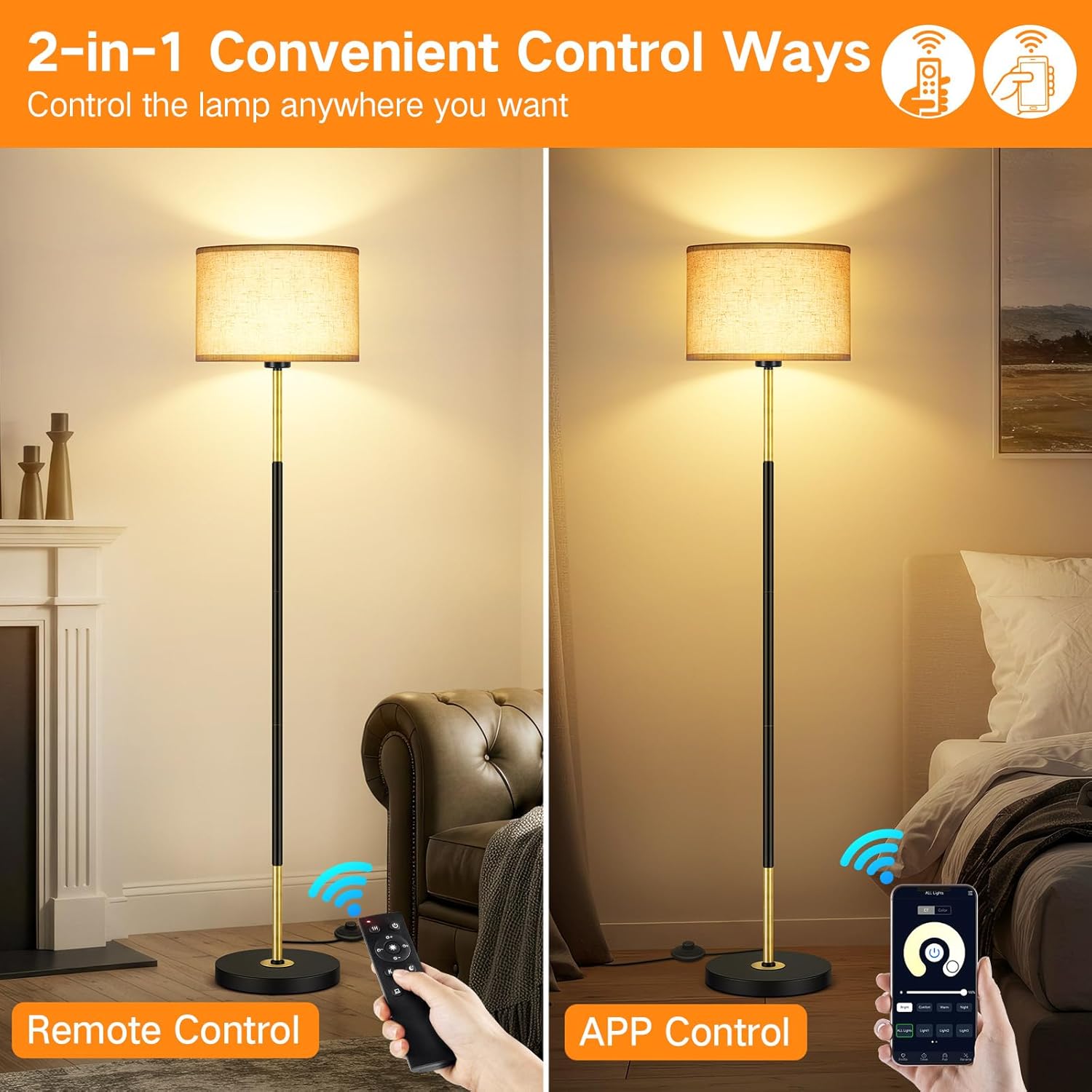 Thumbnail 2 de OUTON Modern Floor Lamp 3000–6500K 🌙
