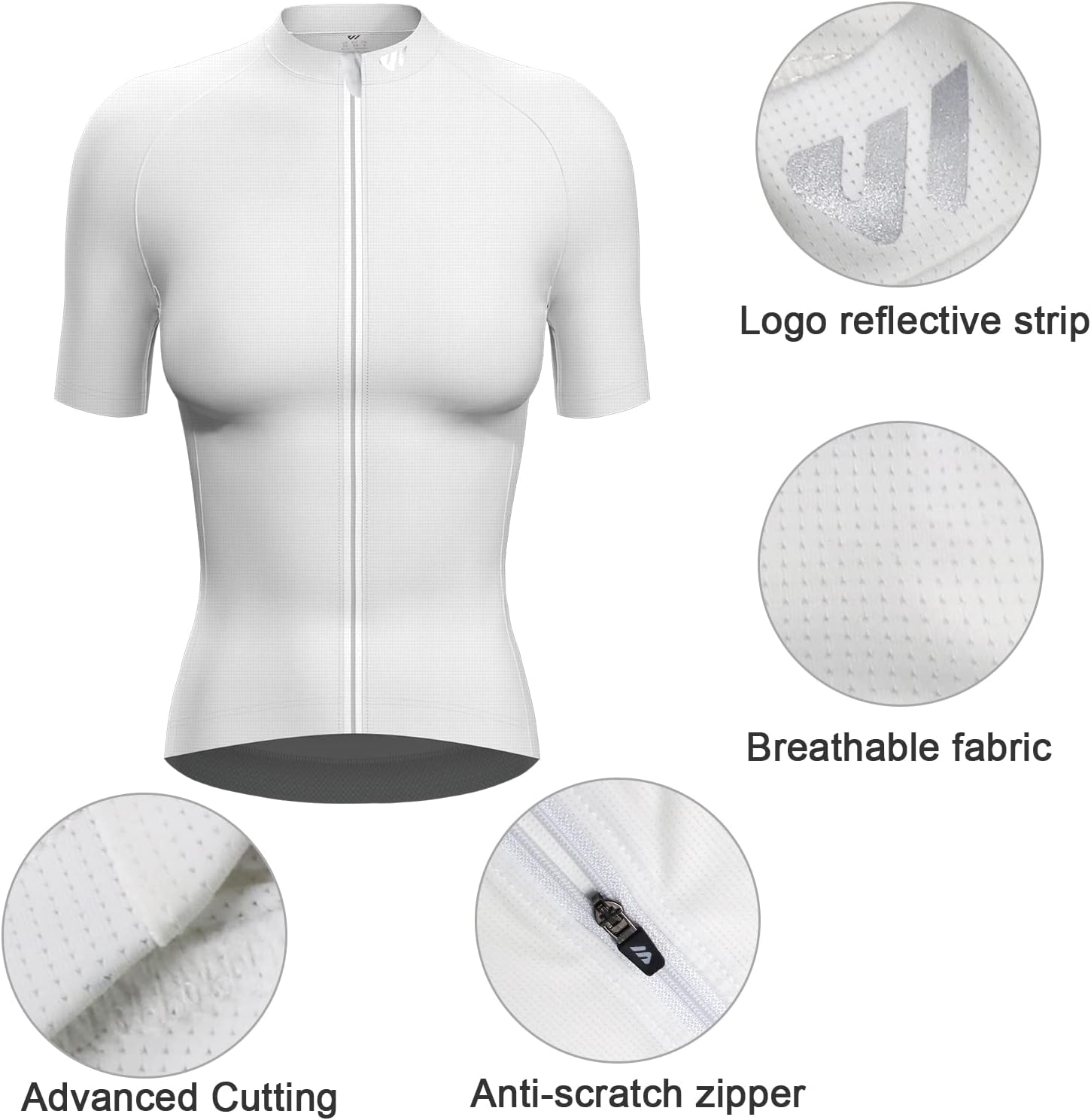 Thumbnail 4 de Lo.gas Damen-Radtrikot Kurzarm – atmungsaktives Trikot mit 3 Taschen und Silikonbund