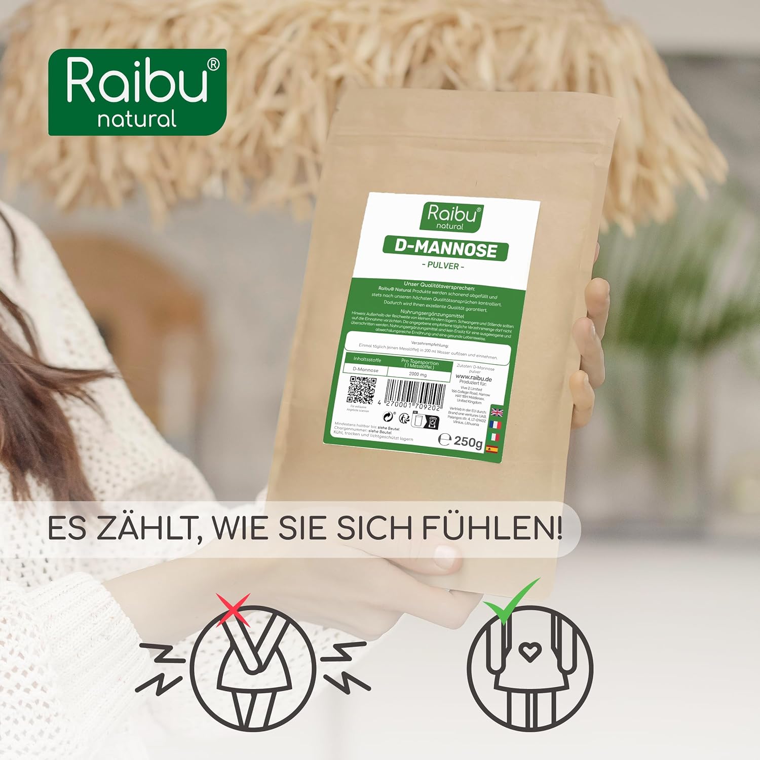 Thumbnail 6 de Raibu D-Mannose Pulver 250g