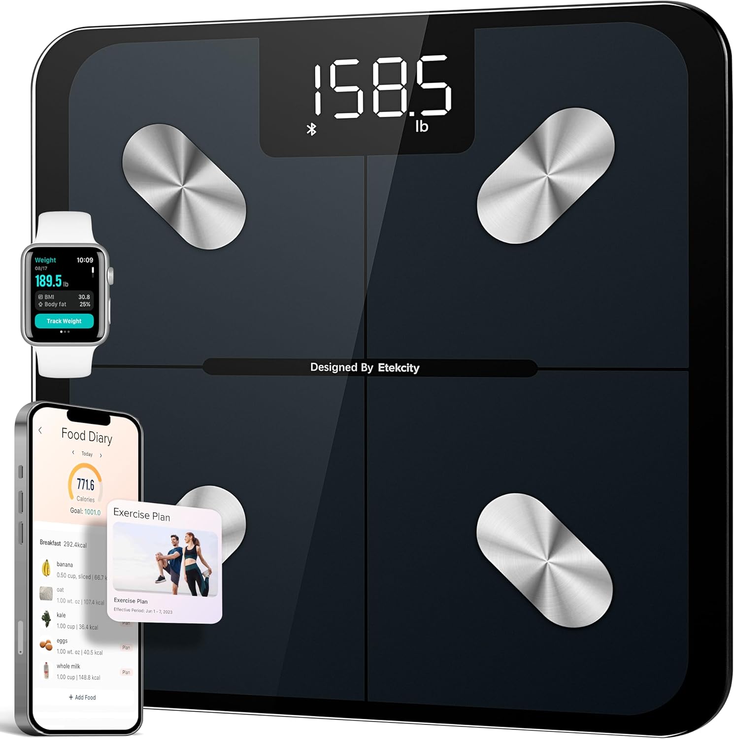 Detalle de Etekcity Smart Scale with IMC and Body Fat