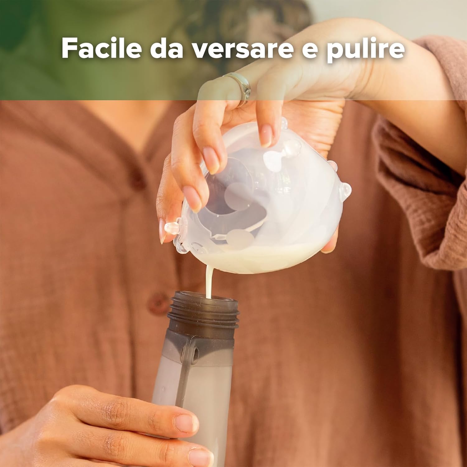 Thumbnail 5 de haakaa Coppette raccoglilatte da 40 ml in silicone alimentare (1 pezzo) con protezione capezzolo