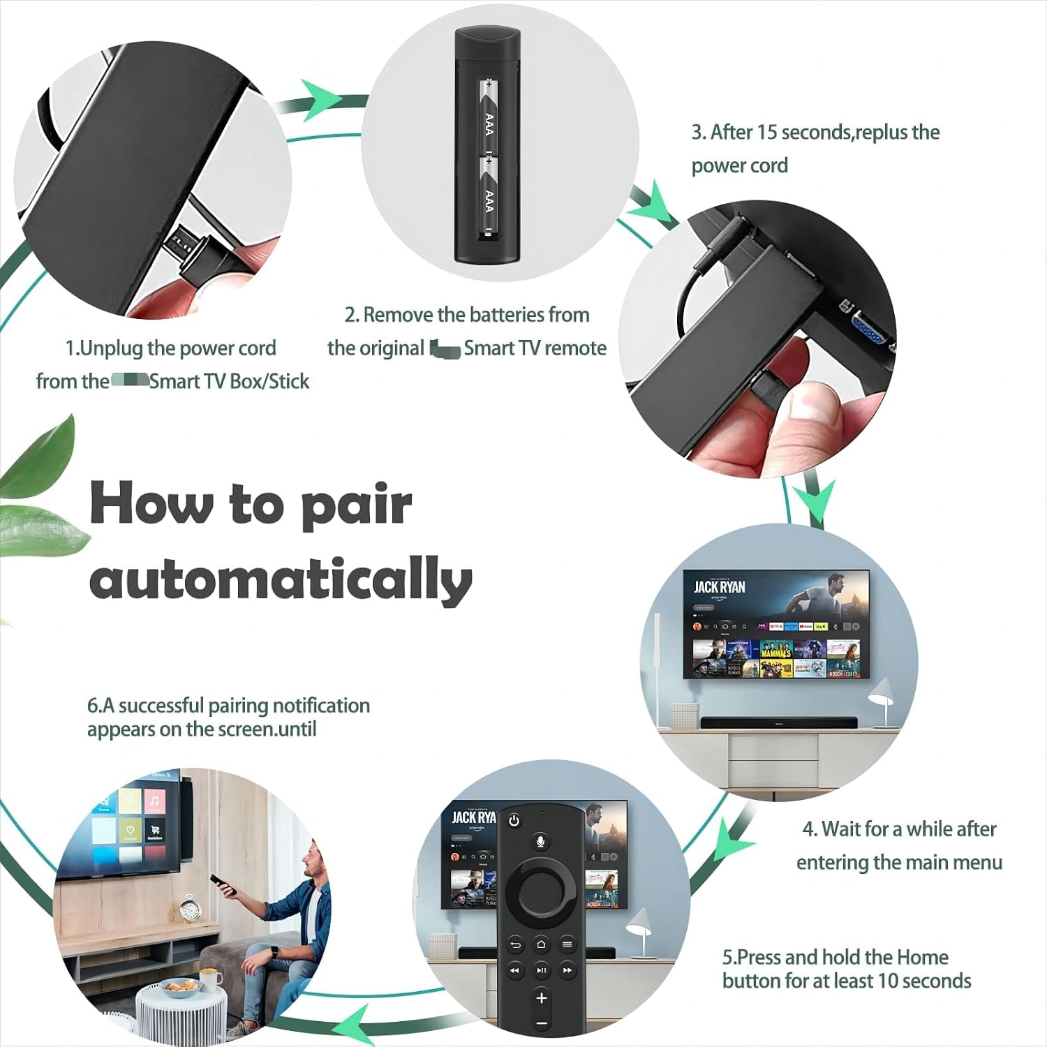 Detalle 2 de Replacement Voice Remote 2nd Gen for AMZ Smart TVs