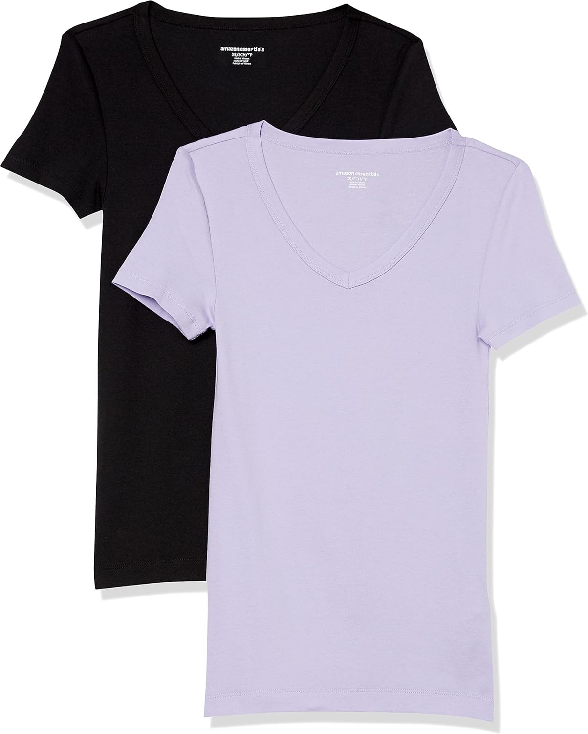 Thumbnail 6 de Amazon Essentials Damen Basic V-Ausschnitt T-Shirt mit kurzen Ärmeln – Slim Fit, Baumwoll-Modal