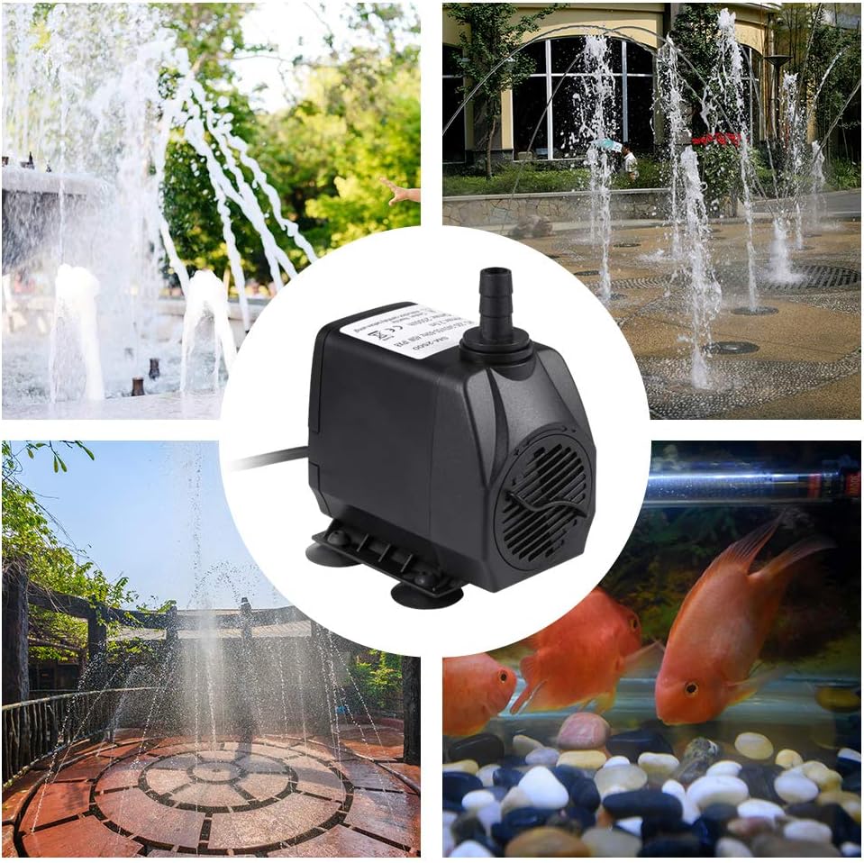 Detalle 2 de Homvik Bomba de Agua Sumergible 2500L/H 45W