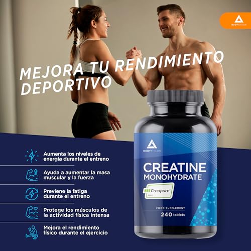 Thumbnail 1 de Bodyathlon Creatina Creapure Monohidratada 240 comprimidos – Vegana, 3000 mg diarios