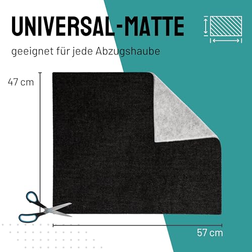 Thumbnail 3 de FilterBase Universal Fettfilter Dunstabzugshaube (57x47 cm) – zuschneidbar, kompostierbar, 1er Pack