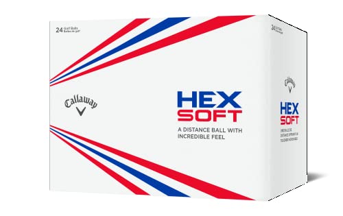 Detalle de Callaway Hex Soft Golf Balls 2019 – White, 24 Ball Pack