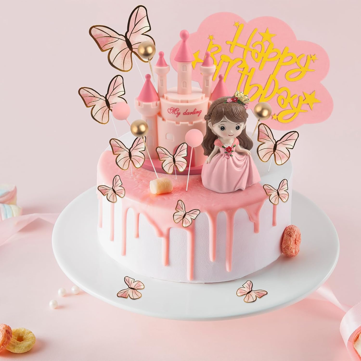 Thumbnail 3 de Clvsyh Cake topper princesse, 18 pièces