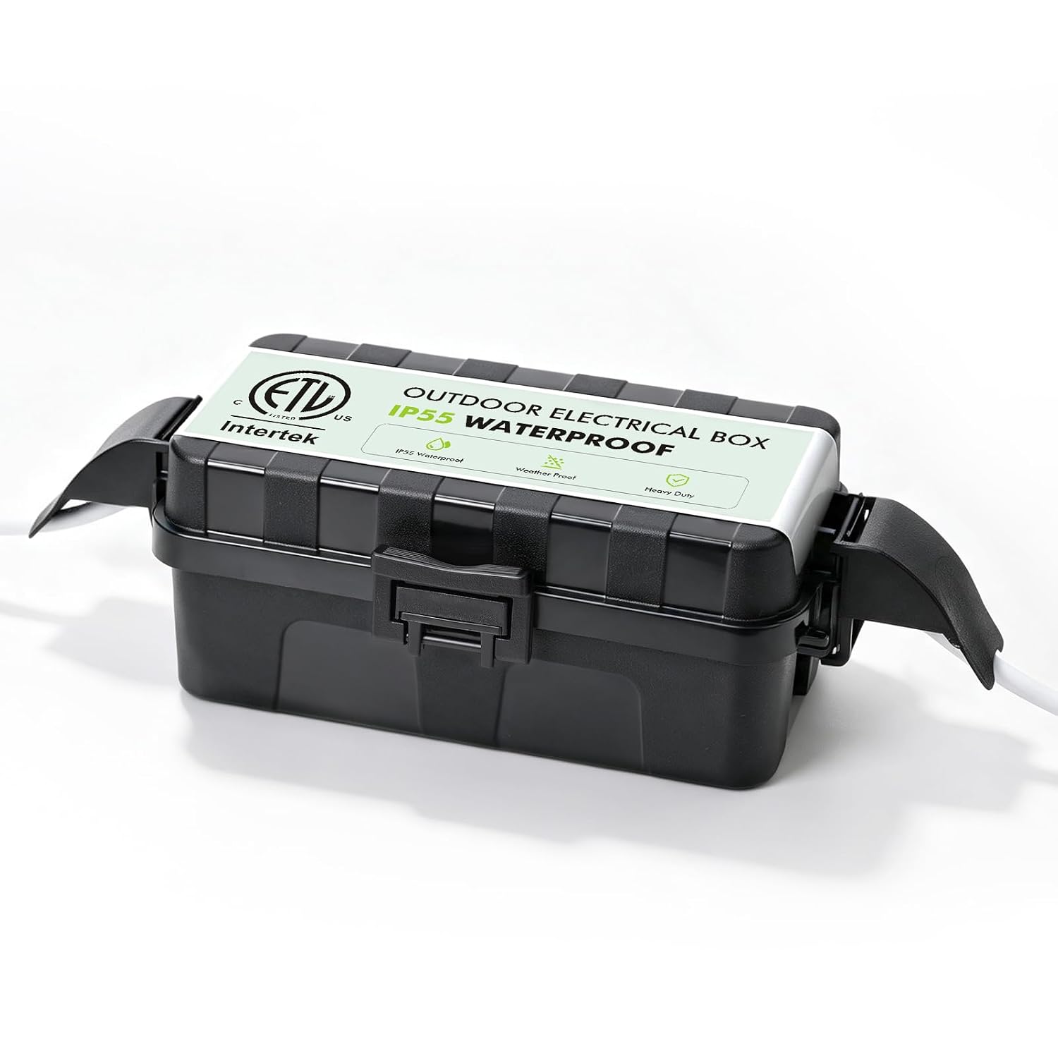 Detalle de RESTMO O-ECC-4S Outdoor Electrical Box, IP55 Compact Cord Cover