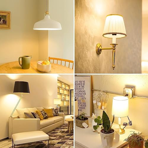 Thumbnail 8 de Lepro Lot de 6 Ampoules LED E14-4,2W (40W équivalent) 470 lm - Blanc chaud 2700K - Non dimmable, format P45, culot vis E14