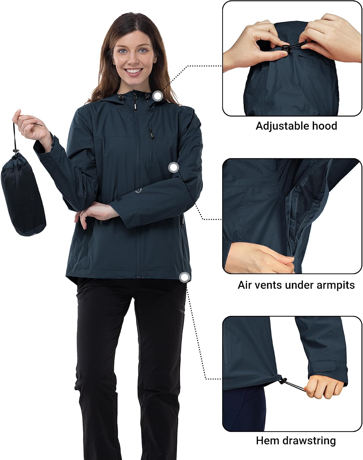 Thumbnail 4 de Outdoor Ventures Damen Regenjacke 10000mm