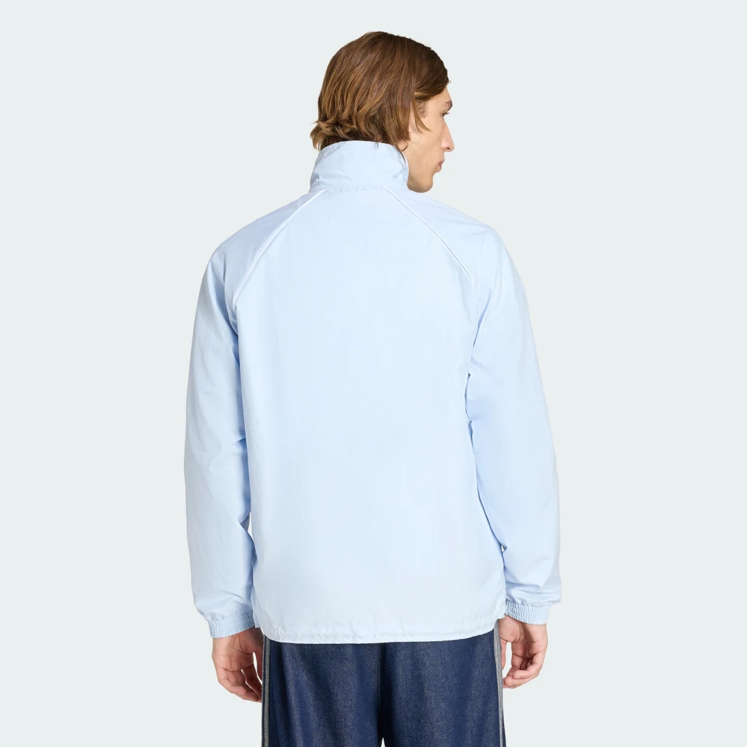 Detalle 2 de Sudadera Chest Stripes de Adidas – azul