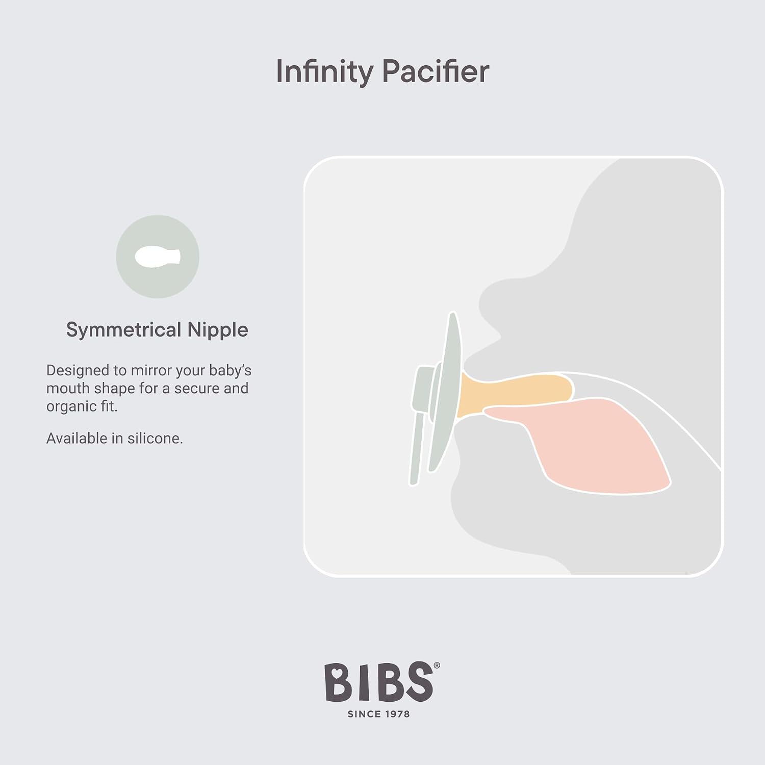 Detalle de BIBS Infinity sucette physiologique taille 2 (6–18 mois)