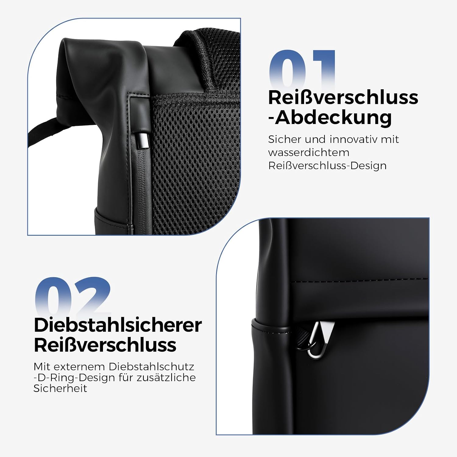 Thumbnail 4 de Sylvanthos wasserdicht Rolltop Rucksack 18–25L