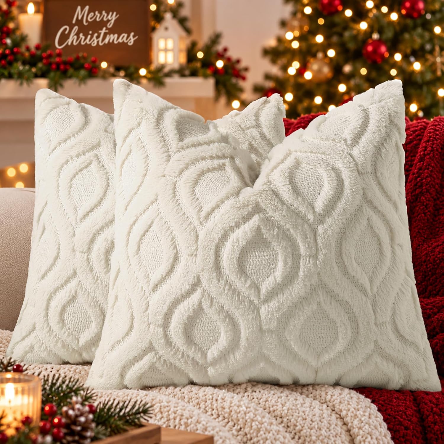 Detalle de decorUhome 18x18 Spring Pillow Covers ⚙