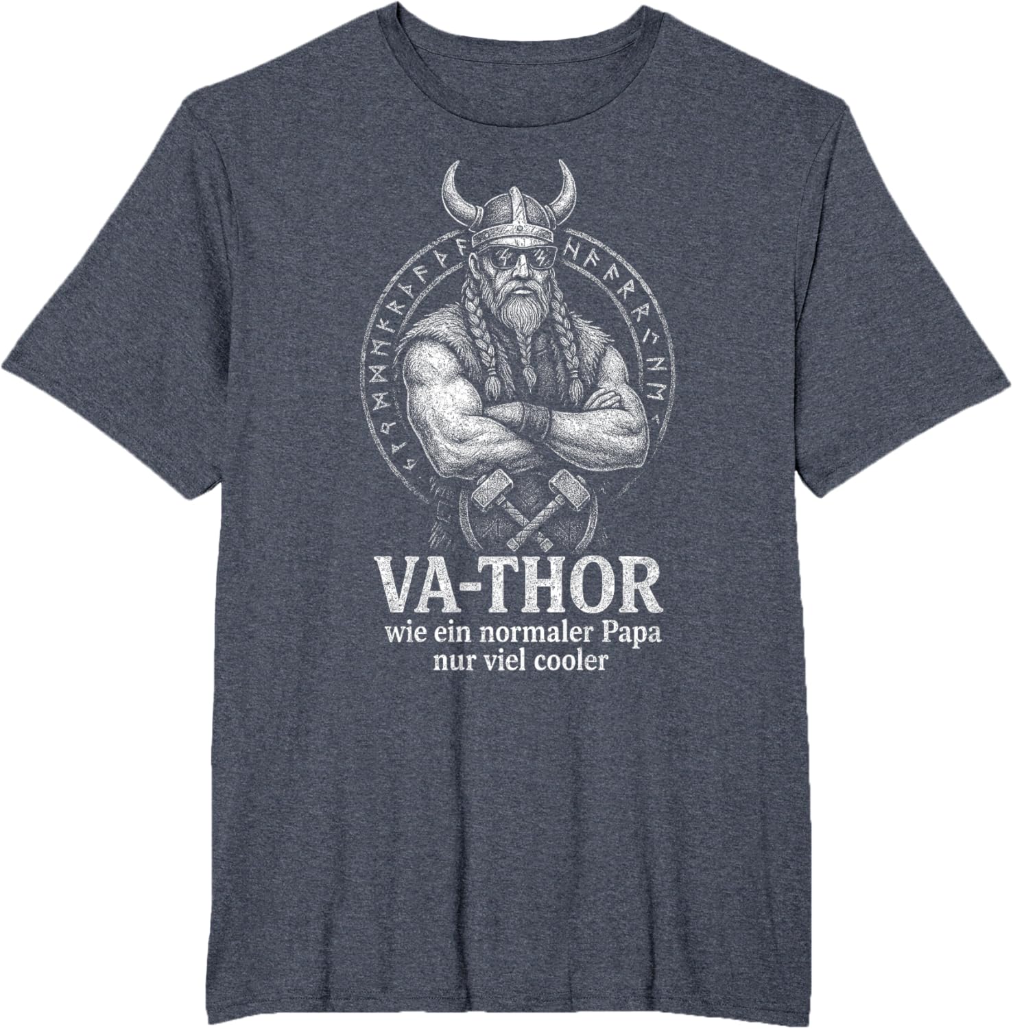 Detalle 2 de Papa Geschenk Tshirt Vatertag Shirt – Lustiges Herren-Papa T-Shirt