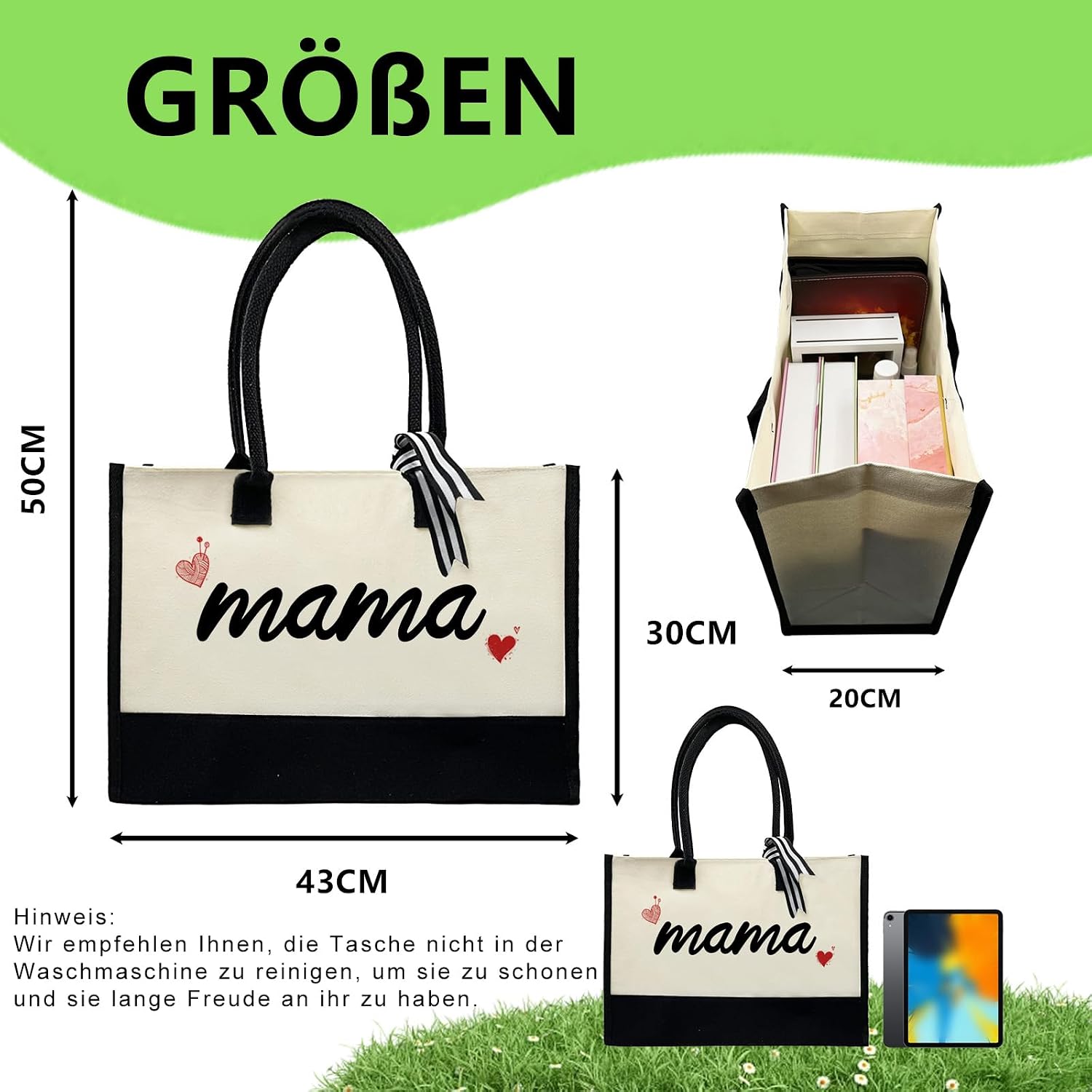 Thumbnail 3 de HeDaKang Tasche Geschenk Mama 40x50cm
