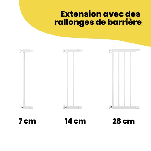 Detalle de Safety 1st Auto Close Gate — Barrière de sécurité enfant sans perçage, 73–80 cm (max 136 cm)