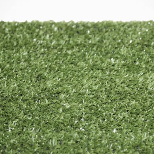 Detalle de Rollo de Césped Artificial Moqueta para Terraza o Jardín 5 mm de Alzada – 2 x 4 m, uso residencial (COMERCIAL CANDELA FELPUDOS Y ALFOMBRAS)