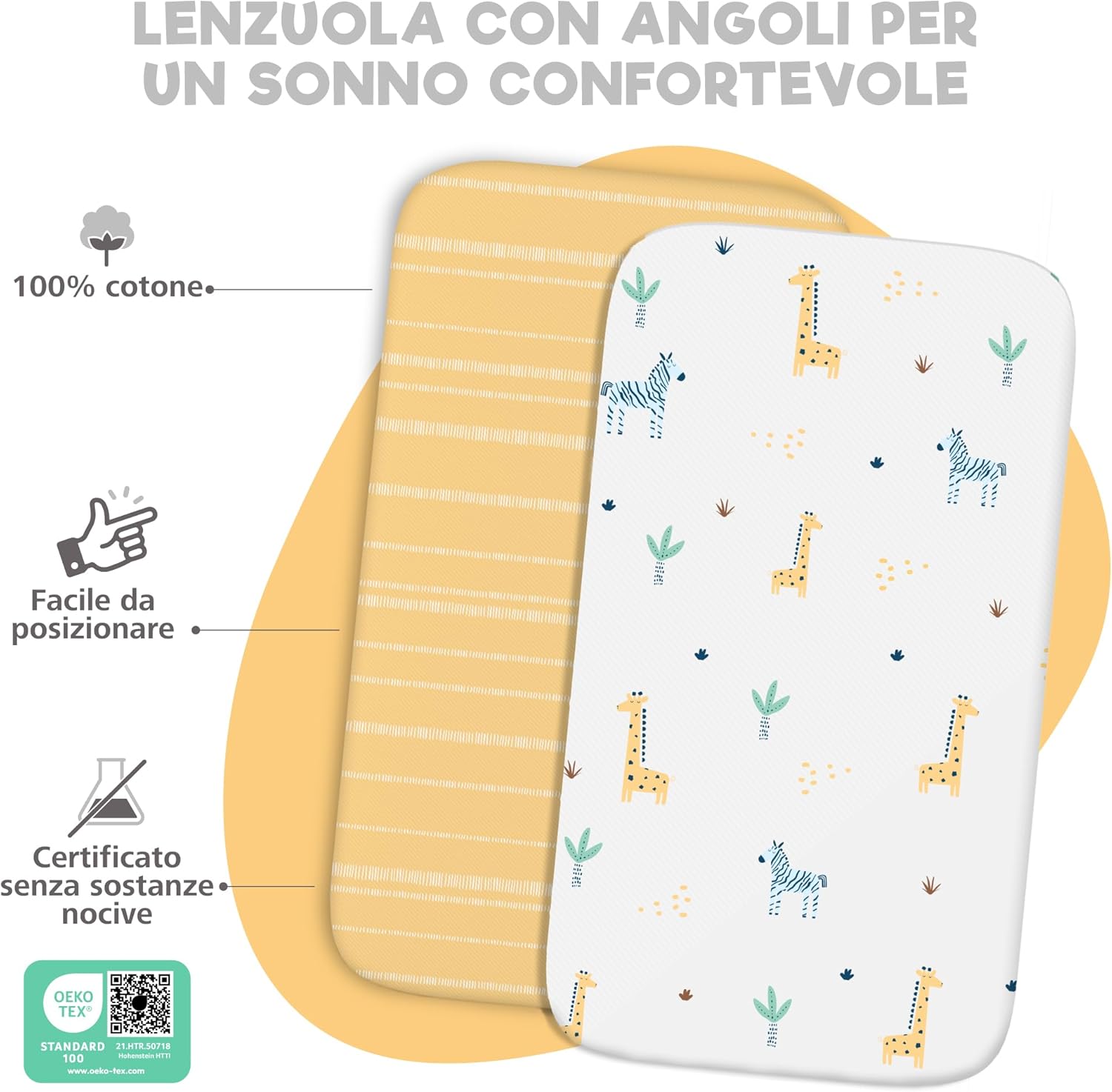 Thumbnail 2 de Lenzuola Next To Me 3-in-1 55x90