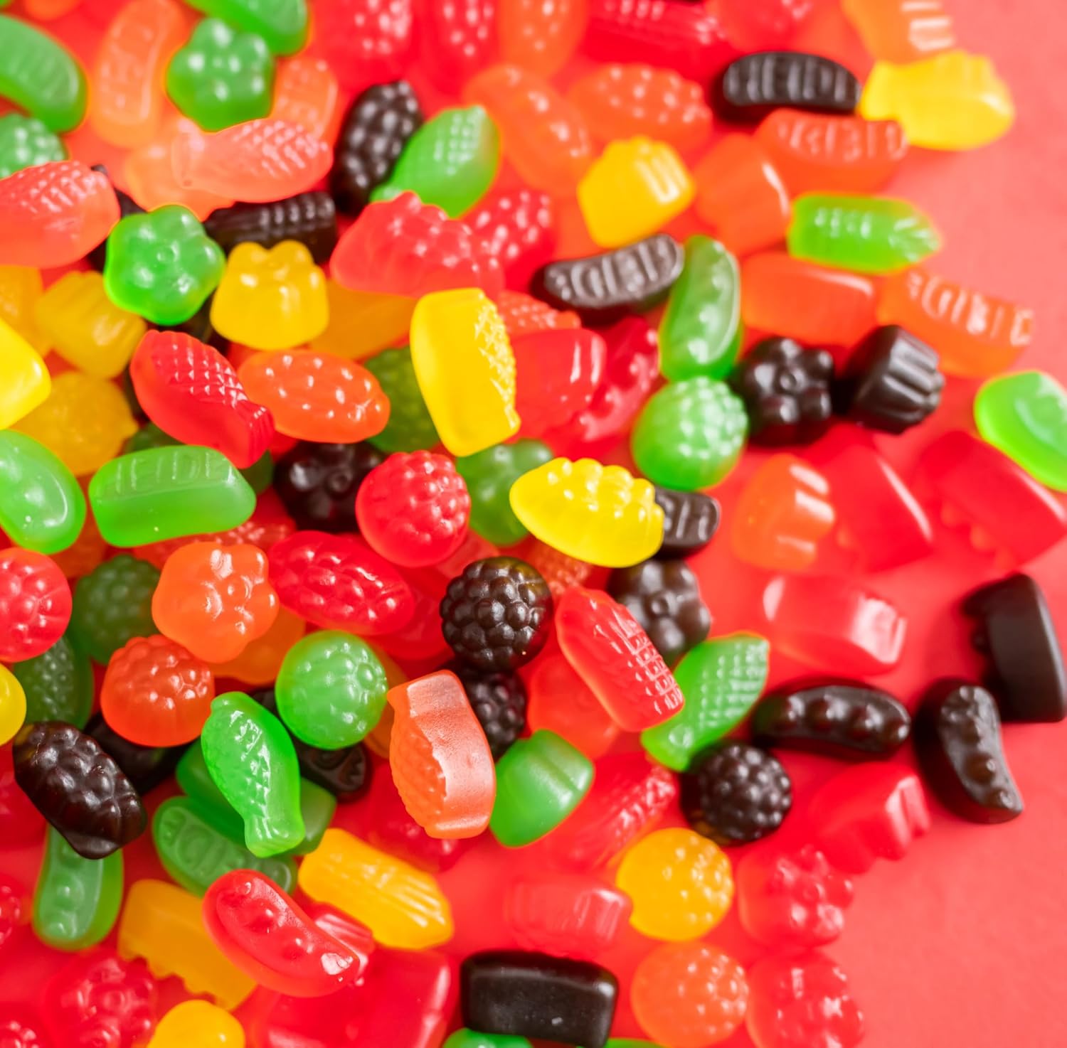 Detalle de Jujyfruits Assorted Gummy Candy, 12 oz Resealable Bag